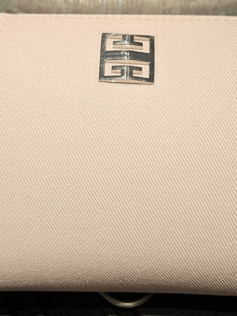 BRAND NEW Givenchy Light Pink Bag with Silver Logo Accent
